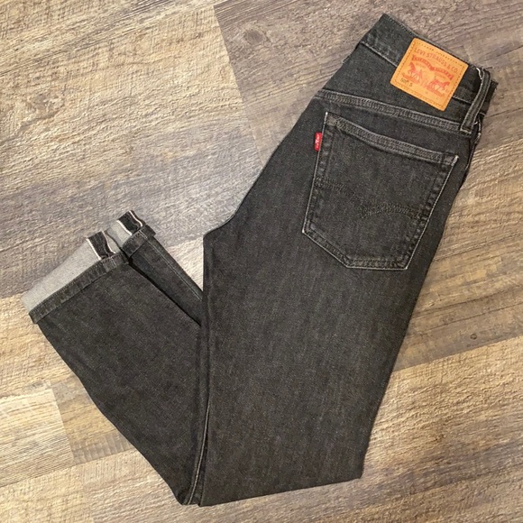 Levi’s Black 501 Italian Selvedge Denim Jeans - Picture 2 of 12